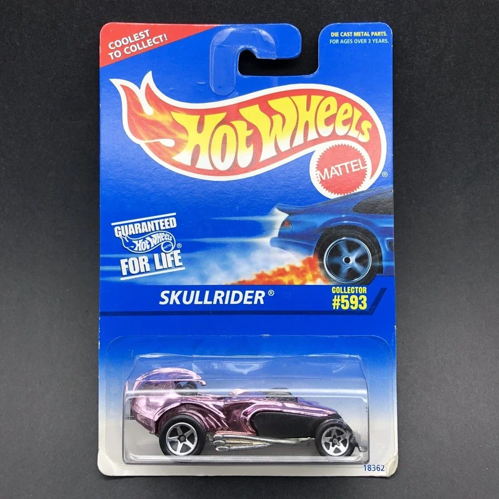Hot Wheels Skullrider Skull Rider Car Pink Chrome Diecast 1/64 Scale‎ #593